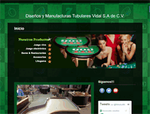 Tablet Screenshot of dimatuvi.com.mx